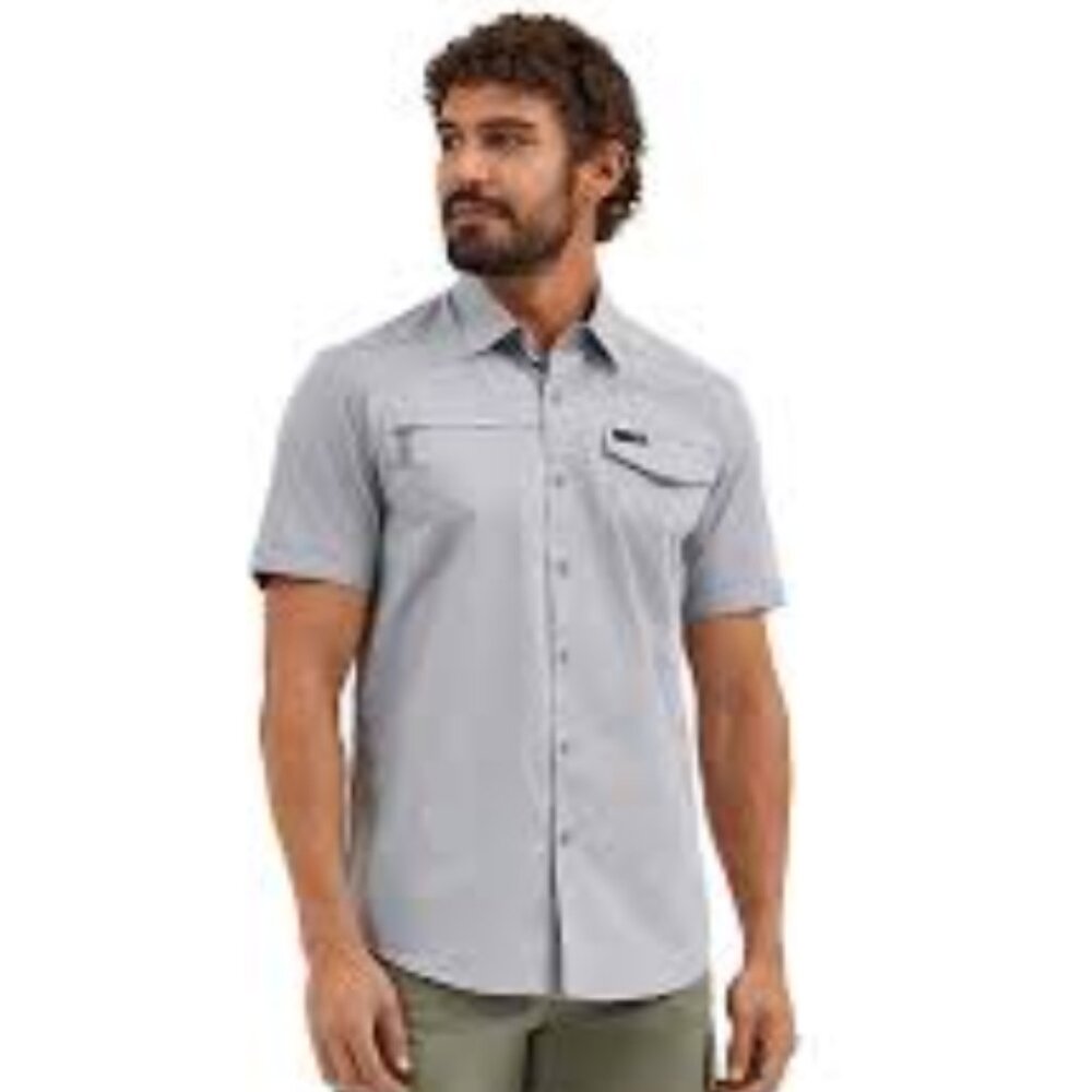 Wrangler - Men's - ATG Outdoor - Short Sleeve Utility - Cedar - NWOT- Medium
